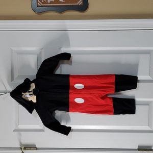 Disney Mickey Mouse Hooded Costume Coverall (Runs Large) 18 Months